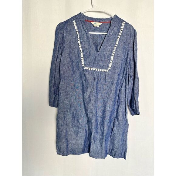 Boden 100% Linen Tunic Top - Picture 2 of 12